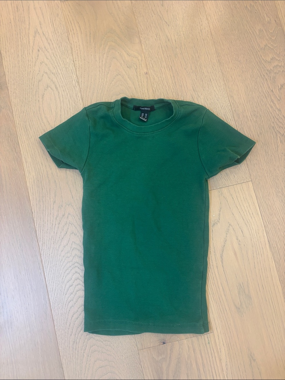 Forever 21 ribbed fitted tshirt XS